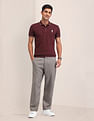 U.S. Polo Assn. Solid Pattern Slim Fit Polo Shirt