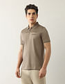 Arrow Newyork Solid Pure Cotton Polo Shirt
