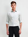 Arrow Slim Fit All-Over Pattern Shirt