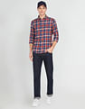 U.S. Polo Assn. Denim Co. Plaid Check Cotton Casual Shirt