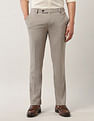 Arrow Regular Fit Mid Rise Trousers
