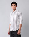 U.S. Polo Assn. Denim Co. Vertical Striped Pure Cotton Shirt