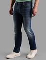 Tommy Hilfiger Medium Washed Relaxed Straight Fit Mid Rise Jeans