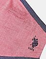 U.S. Polo Assn. Unisex Adults Grey And Pink Triple Layer Reversible Anti Bacterial Reusable Face Masks - Pack Of 3