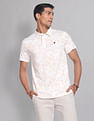 AD by Arvind Floral Print COOL-IT Real Deal Polo Shirt