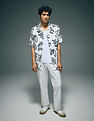Flying Machine Tropical Printed Original Cuban Shirt