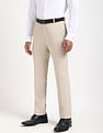 Tommy Hilfiger Regular-Fit Solid Mid-Rise Trouser