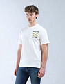 Flying Machine Aplliqued Pattern Color Of Home T-Shirt