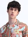 Flying Machine Kiddult Floral Pattern Shirt
