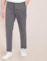 U.S. Polo Assn. Flat Front Patterned Weave Casual Trousers