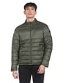 Flying Machine High Neck Two Tone Padded Jacket
