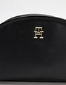 Tommy Hilfiger Solid Black PU Bag