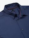 Tommy Hilfiger Solid Satin Slim Fit Shirt