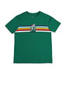 U.S. Polo Assn. Kids Boys Horizontal Striped Regular T-Shirt
