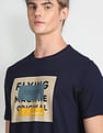 Flying Machine Brand Print Cotton T-Shirt