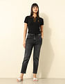 U.S. Polo Assn. Women High Rise Mom Fit Jeans