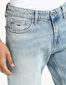 Tommy Hilfiger Mid-Wash Regular-Fit Mid-Rise Jeans