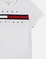 Tommy Hilfiger Kids Girls Logo Regular-Fit Cotton T-Shirt