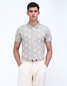 Flying Machine All-over Print Regular Polo Shirt