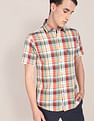 U.S. Polo Assn. Plaid Check Premium Cotton Casual Shirt