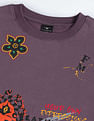 Flying Machine Oversized Graphic Print Sweatshirt