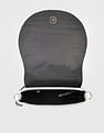 Tommy Hilfiger Solid Blue PU Sling Bags
