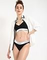 Calvin Klein Underwear Solid Low Rise Bikini-Briefs