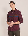 U.S. Polo Assn. Horizontal Stripe Cutaway Collar Shirt