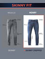 U.S. Polo Assn. Denim Co. Henry Tapered Cropped Fit Blue Jeans