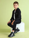 U.S. Polo Assn. Kids Boys Brand Printed Hooded Sweatshirt