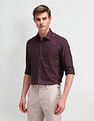 Arrow Gingham Checked Dobby Shirt