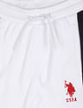 U.S. Polo Assn. Kids Brand Tape Panelled Cotton Track Pants
