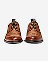 Cole Haan Men Tan Holland Long Wingtip Oxford Shoes