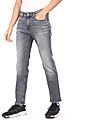 Tommy Hilfiger Men Grey Mid Rise Scanton Slim Fit Jeans