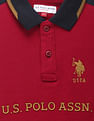 U.S. Polo Assn. Kids Boys Brand Print Polo Shirt