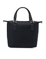 Tommy Hilfiger Solid Blue Nylon Handbags