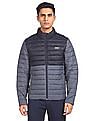 Flying Machine High Neck Colour Block Jacket
