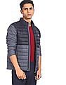 Flying Machine High Neck Colour Block Jacket