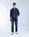 Flying Machine Mid Rise Freddie Slim Straight Fit Jeans