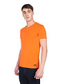 Flying Machine Crew Neck Solid T-Shirt