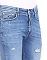 Tommy Hilfiger Men Blue Simon Skinny Fit Distressed Jeans
