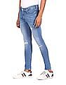 Tommy Hilfiger Men Blue Simon Skinny Fit Distressed Jeans