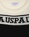 U.S. Polo Assn. Kids Crew Neck Colour Block Sweater Dress