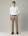 Arrow AutoFlex Slim Fit Mid Rise Trousers