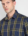 Arrow Sports Tartan Check Slim Fit Casual Shirt
