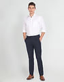 Arrow Patterned Dobby Trousers