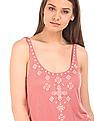 Aeropostale Embroidered Viscose Tank Top