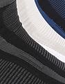 USPA Innerwear Ankle Length Striped ES006 Socks - Pack Of 3