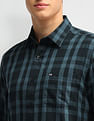 Arrow Sport Dobby Gun Club Checked Shirt