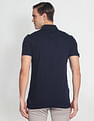 Arrow Sports Horizontal Stripe Pique Polo Shirt